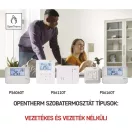 Emos P5611OT TERMOSZTÁT OpenTherm VEZETÉK NÉLK. PROGR. LCD
