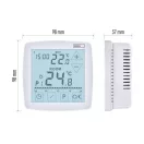 Emos P56A01 TERMOSZTÁT OpenTherm VEZETÉKES PROGR. +PADLÓ LCD