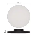EMOS ZM7154 LED-es felületi lámpatest DIONI kerek, fekete, 18W, változtatható CCT-vel
