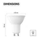Emos ZQ8E12.3 LED CLASSIC MR16 3W32W 345lm GU10 WW 3DB