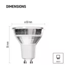 Emos ZQ8E19 LED CLASSIC MR16 3W32W 345lm GU10 CW
