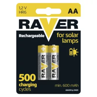   EMOS B7426 RAVER SOLAR NiMH akkumulátor HR6 (AA) 2db/bliszter