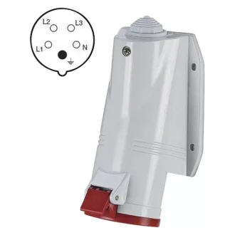   EMOS A6211 SCAME ipari falon kívüli aljzat 5p 16a/400v IP44