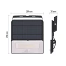 EMOS ZG122S LED SOLAR reflektor hordozható SOLO, PIR, 1600lm IP54 természetes fehér