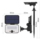 EMOS ZG131S LED SOLAR reflektor hordozható SPILO, PIR, 1500lm IP54 meleg fehér