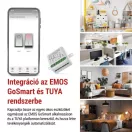 EMOS H5104 GoSmart kapcsolómodul IP-2104SZ, ZigBee, 2 csatornás (nem igényel N vezetéket)