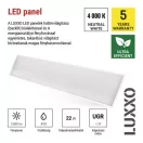 EMOS ZB4120 LED panel LUXXO 30×120 beépíthető 22W 3800lm IP20 természetes fehér UGR