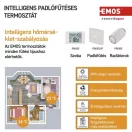 Emos P56201UF GOSMART PROGRAMOZHATÓ PADLÓTERMOSZTÁT P56201UF