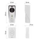 Emos H4030 GOSMART VIDEO KAPUTELEFON IP-09D DC AKKU