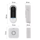 Emos H4032 GOSMART VIDEO KAPUTELEFON IP-15S DC AKKU