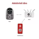 Emos H4062 GOSMART BELTÉRI IP KAMERA IP-220W 4MPX PTZ