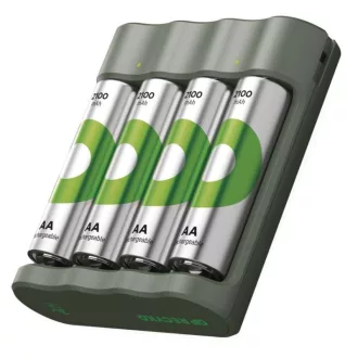   Emos B50444 GP AKKUTÖLTŐ RECYKO E441 +4×AA RECYKO 2.100mAh