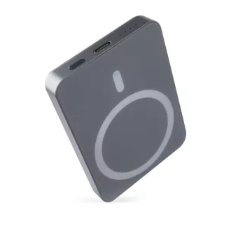   EMOS B0555GY Powerbank WI 522, 5 000 mAh, 20 W+Wireless, szürke