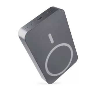   EMOS B0551GY Powerbank WI 1046, 10 000 mAh, 20 W+Wireless, szürke