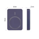 EMOS B0555BL Powerbank WI 522, 5 000 mAh, 20 W+Wireless, kék