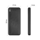 EMOS B0571B Powerbank AlphaQ3, 10 000 mAh, 22,5 W, fekete