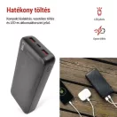 EMOS B0572B Powerbank AlphaQ3, 20 000 mAh, 22,5 W, fekete