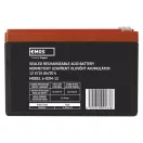 Emos B9656V AKKUMULÁTOR SLA 12V 15Ah FASTON 6.3mm VONTATÁS
