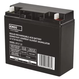 Emos B9655 AKKUMULÁTOR SLA 12V 18Ah L1 12x12x2mm