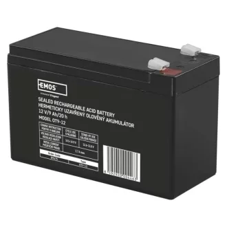 Emos B9675 AKKUMULÁTOR SLA 12V 9Ah FASTON 6.3mm