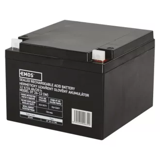 Emos B9683 AKKUMULÁTOR SLA 12V 26Ah L2 14x12x2mm