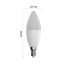 EMOS ZQZ322R LED izzó GoSmart gyertya / E14 / 4,8 W (40 W) / 470 lm / RGB / dimmelhető / Zigbee