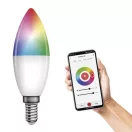 EMOS ZQZ322R LED izzó GoSmart gyertya / E14 / 4,8 W (40 W) / 470 lm / RGB / dimmelhető / Zigbee