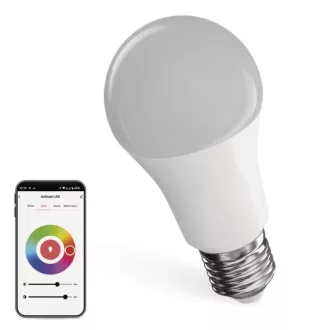   EMOS ZQW515R LED izzó GoSmart A60 / E27 / 11 W (75 W) / 1 050 lm / RGB / dimmelhető / WiFi
