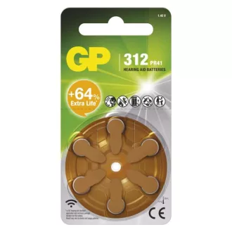 Emos B35126 #GP HEARING AID ZINC AIR ZA312F 6BL