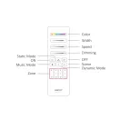MiBoxer C10-B SPI futófény távirányító fekete 4 csatornás 2,4GHz