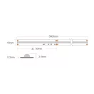 MiBoxer SPI3N01C COB-RGB SPI LED szalag DC24V