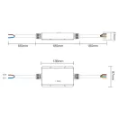 MiBoxer WL5-WP 5in1 IP67 LED vezérlő WiFi+2,4 GHz