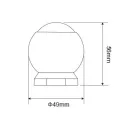 MiBoxer PIR1-ZB PIR érzékelő (Zigbee 3.0)
