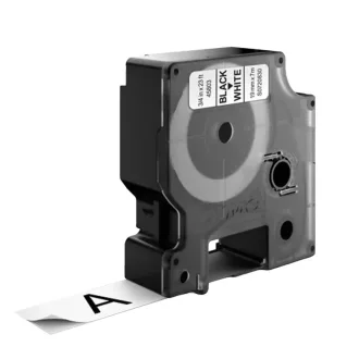   DYMO 19mm x 7m feliratozógép D1 szalag fekete/fehér 45803 S0720830