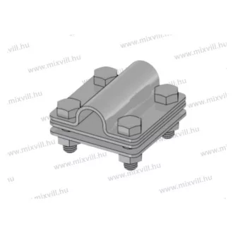   XBS MGKS-01/16-A-FeZn Multikapocs bekötő 16mm köracélhoz és 30mm laposvashoz Tüzihorganyzott