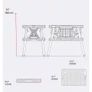 Keter 271269 összecsukható munkaasztal "work table" 2.0