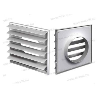   Vents MV 250/150 VJ ABS Szellőzőrács 150mm gravitációs zsaluval, 250x250mm négyszögletes