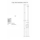 TT 5/76 Talpas oszlop 5m 4019