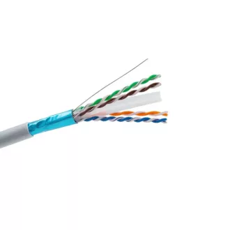   Keline KE400S23LSOH-Eca Giga+ kábel FTP (F/UTP) 4x2xAWG23 Cat.6, LSOH halogénmentes Euroclass Eca