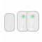 OMU system WBKK01-1A2VW vezeték és elem nélküli csengő 1 adó kinetic kapcsoló és 2 vevőegység fehér