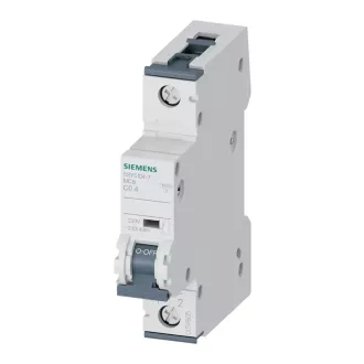 SIEMENS 5SY5104-7 1P C10 10Ka kismegszakító