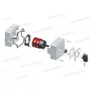 GN 20-92-P 4x20A IP65 Ipari tokozott kapcsoló (6044)  KONCAR