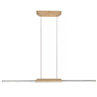 Rábalux Tamur 72084 modern bükkfa LED függeszték étkezőbe