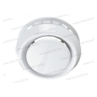   Vents A 100 VRF ABS Tányérszelep+tömítés Đ100 +szerelőkarima +rögzítőgyűrű