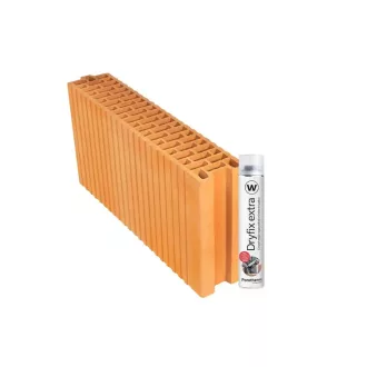   Porotherm 10 N+F neo Rapid válaszfal tégla Dryfix 10cm vastag Dryfix extra ragasztóhabbal 831647