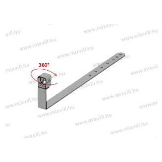   MGKNC-12 M Tetővezetéktartó 10mm köracélhoz 36cm hosszú