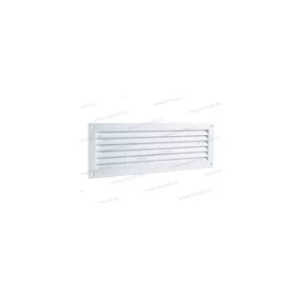   MV 350 ABS fehér műanyag ajtórács csőcsatlakozás nélkül 368x130mm