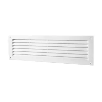   MV 450 ABS ajtórács fehér műanyag 462x124mm csőcsatlakozás nélkül