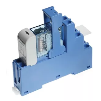  FINDER 48.52.7.024.0050 Csatoló relé modul csavaros csatlakozással 2 váltóérintkező 8A 24VDC