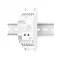 MiBoxer TZ5 DIN sínes 5 in 1 LED ZIGBEE vezérlő 3.0+2,4G W CCT RGB RGBW RGB+CCT